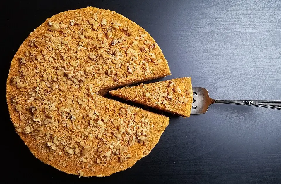 Medovník (honey cake), Prague