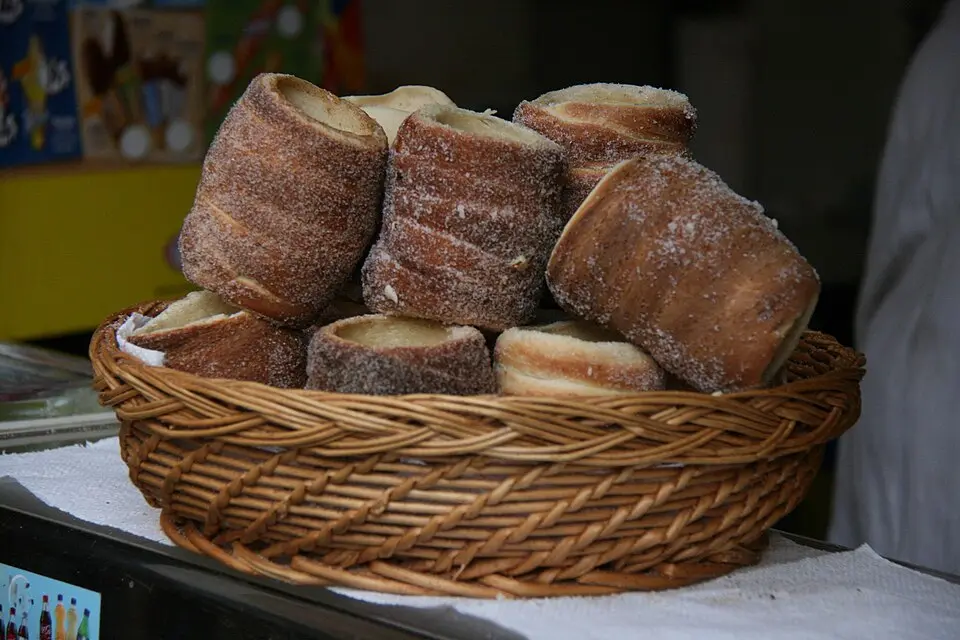 Trdelník (not really Czech), Prague